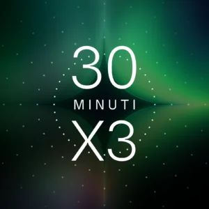 3 sedute da 30 minuti