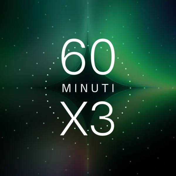 3 sedute da 60 minuti