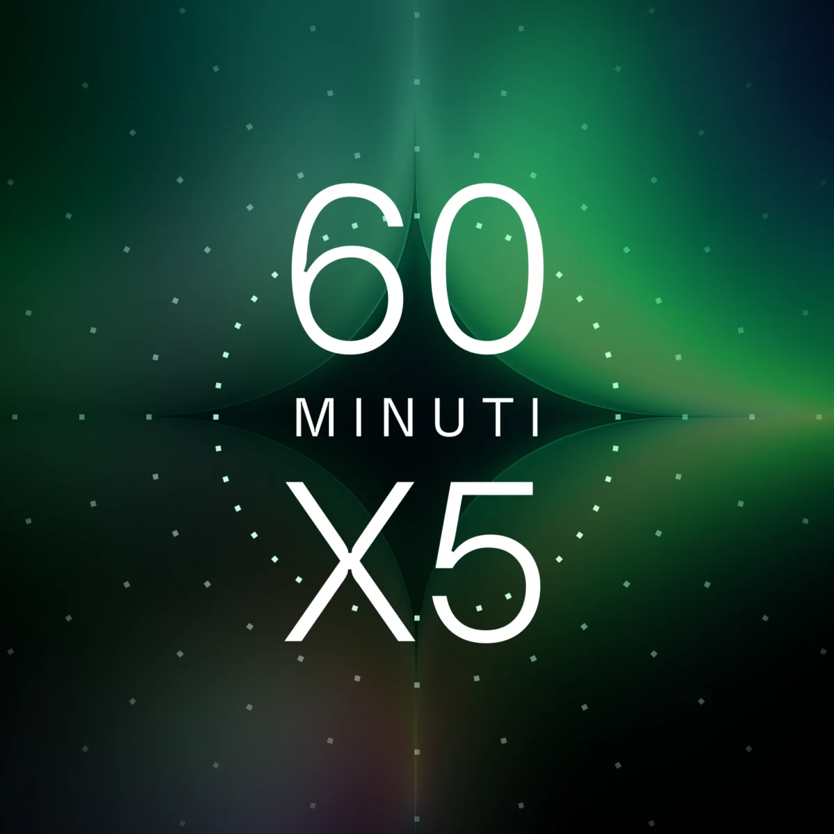 5 sedute da 60 minuti