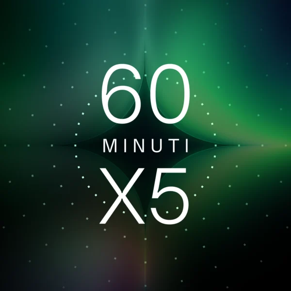 5 sedute da 60 minuti
